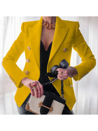 Chic Blazer with Button Details