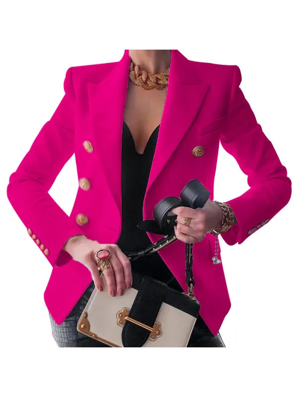 Chic Blazer with Button Details