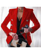 Chic Blazer with Button Details