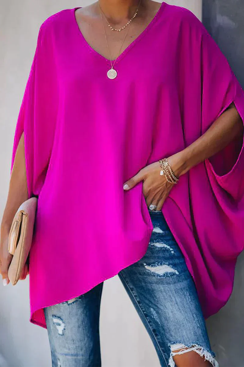 Chic Oversized Blouse Perfect for Spring