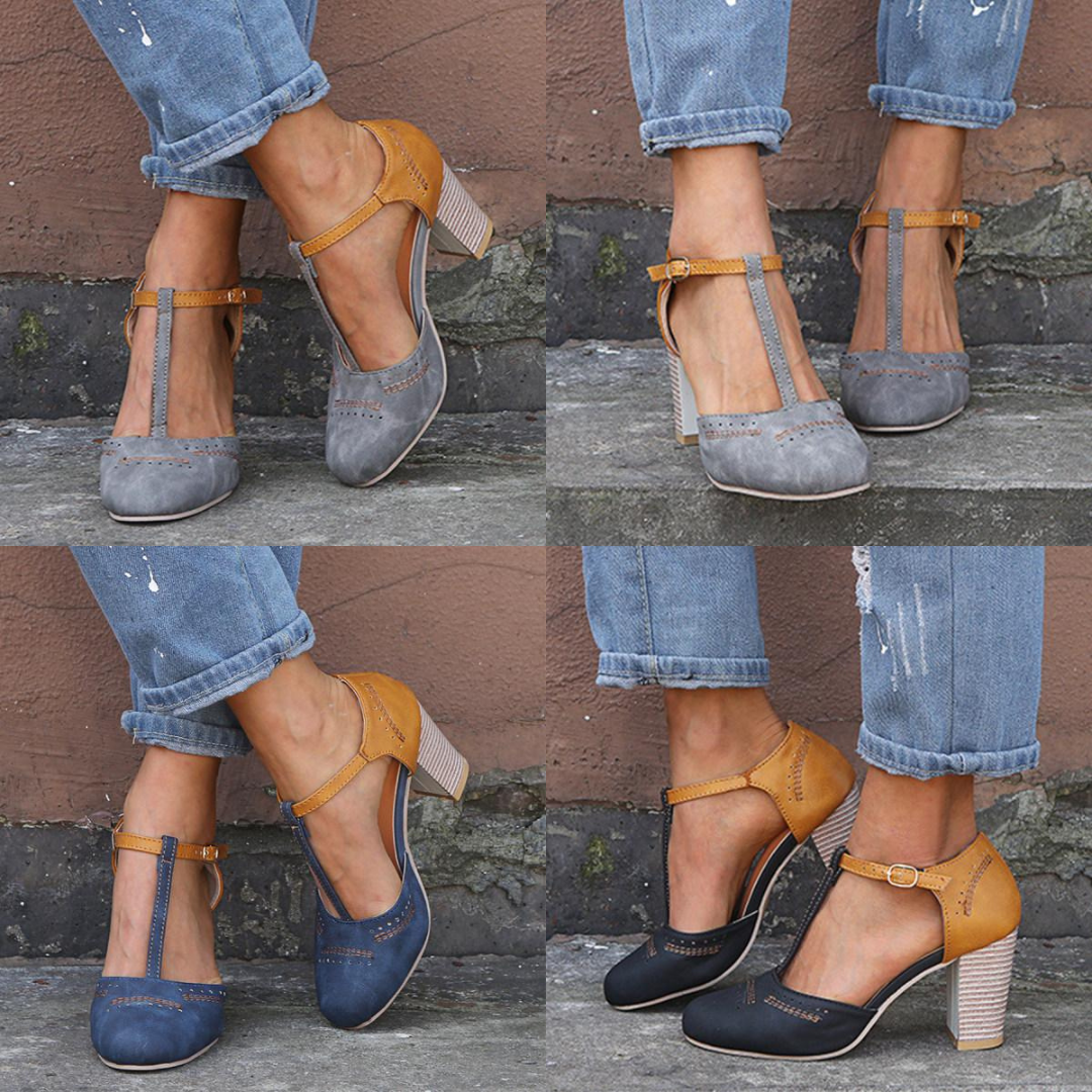 Chic Retro Women's High Heels