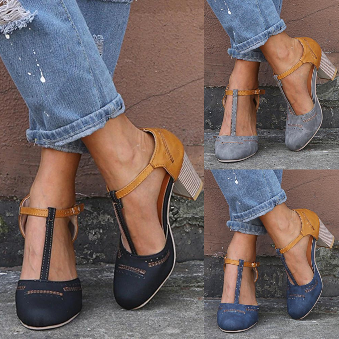 Chic Retro Women's High Heels