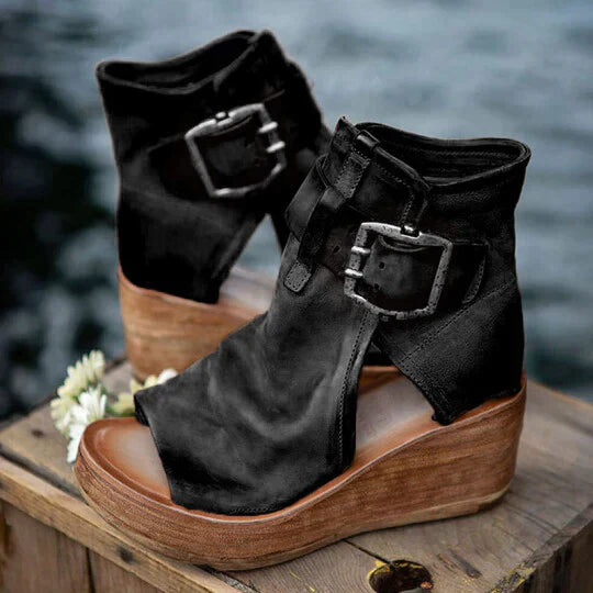 Women's Boho-Inspired Wedge Sandals