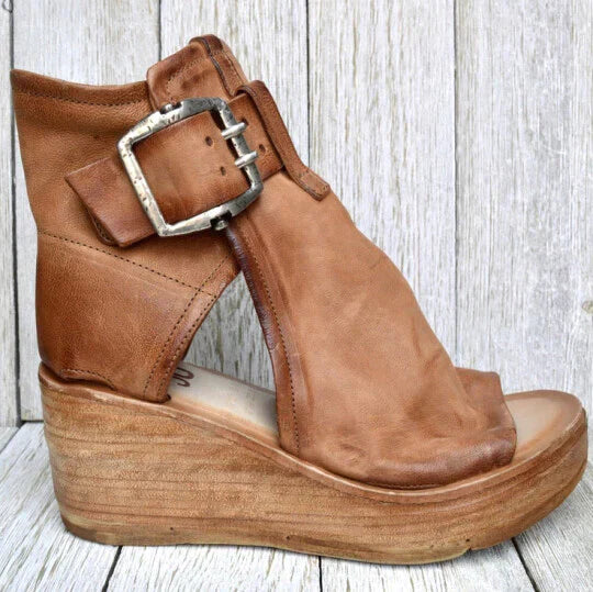 Women's Boho-Inspired Wedge Sandals