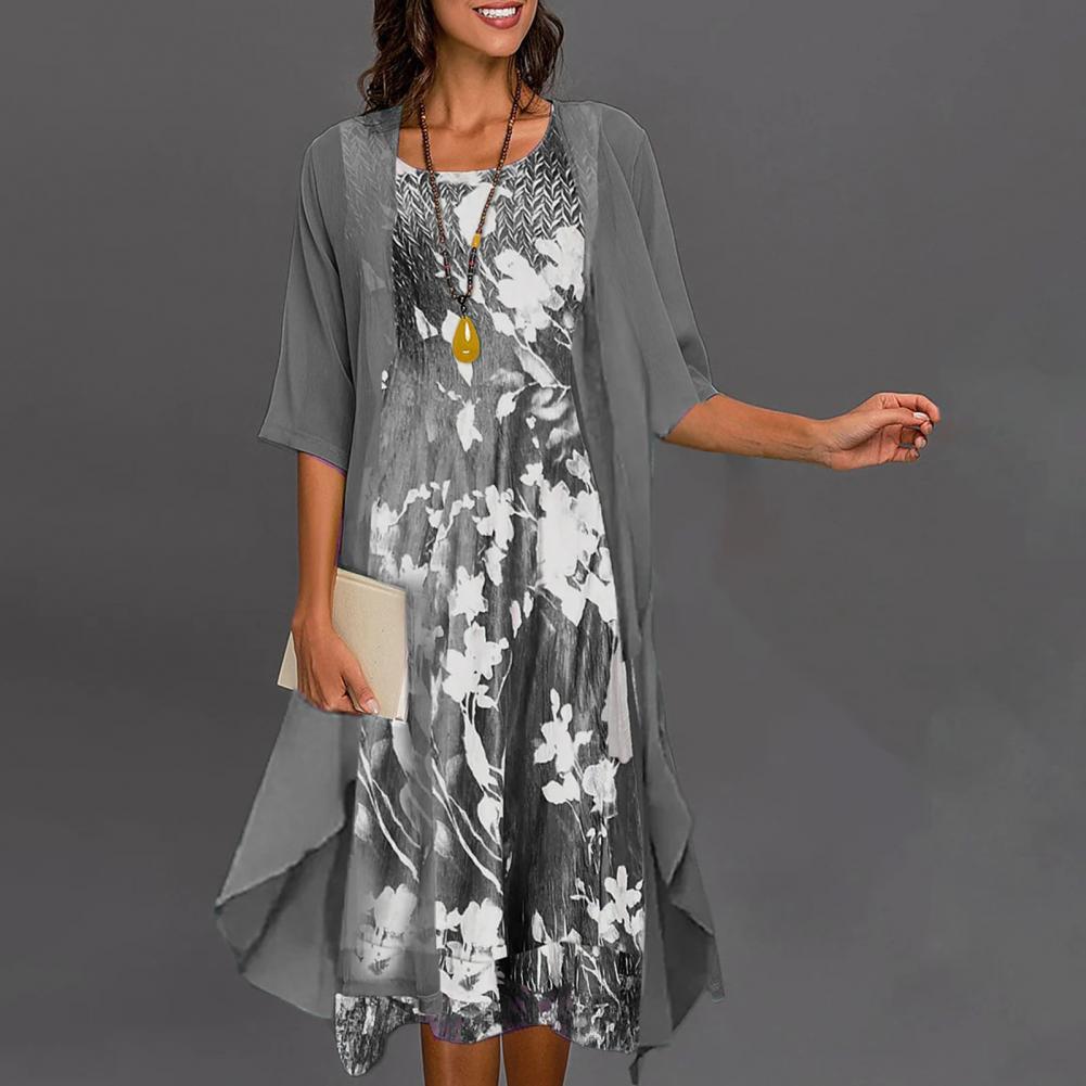 Women's Relaxed Fit Stretchy Summer Dress