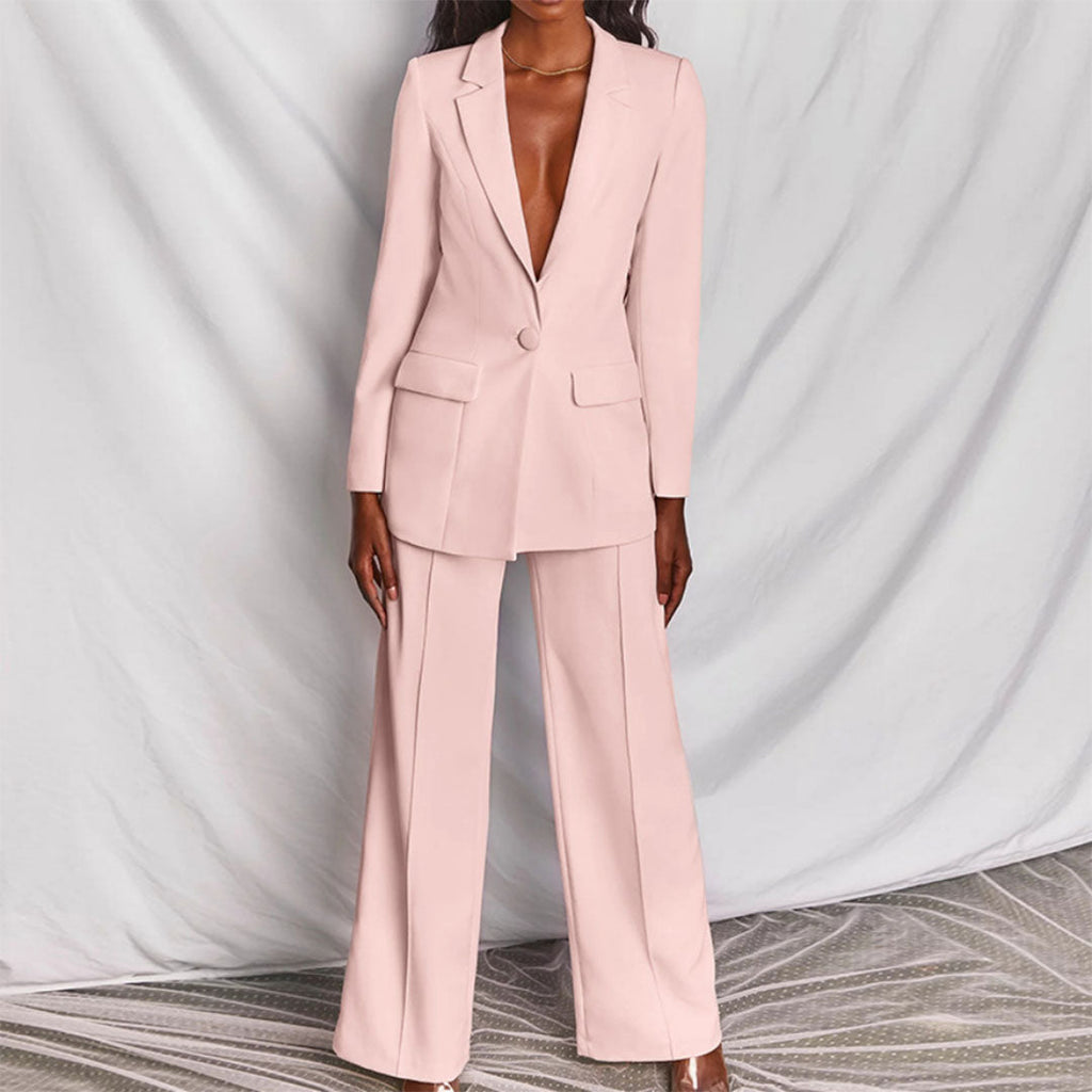 Hayley - Stylish Women's Blazer and Trousers Set