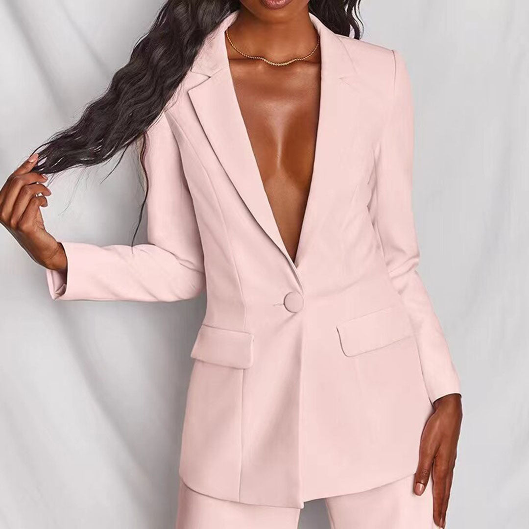 Hayley - Stylish Women's Blazer and Trousers Set