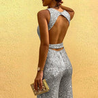 Chic Sequin Jumpsuit