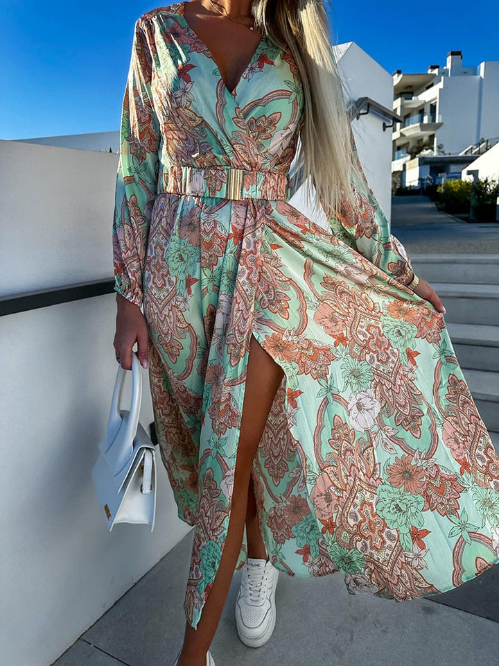 Sarah - Chic Bohemian Maxi Dress