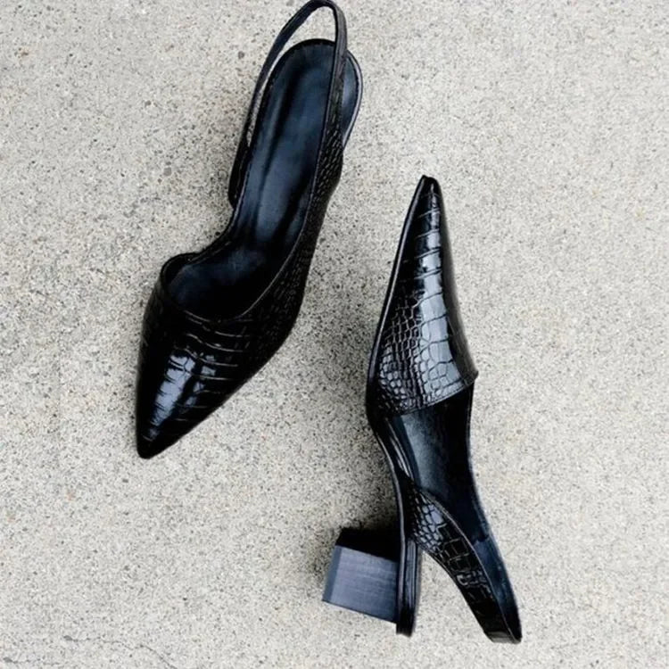 Zarrah Elegant Brown High Heels