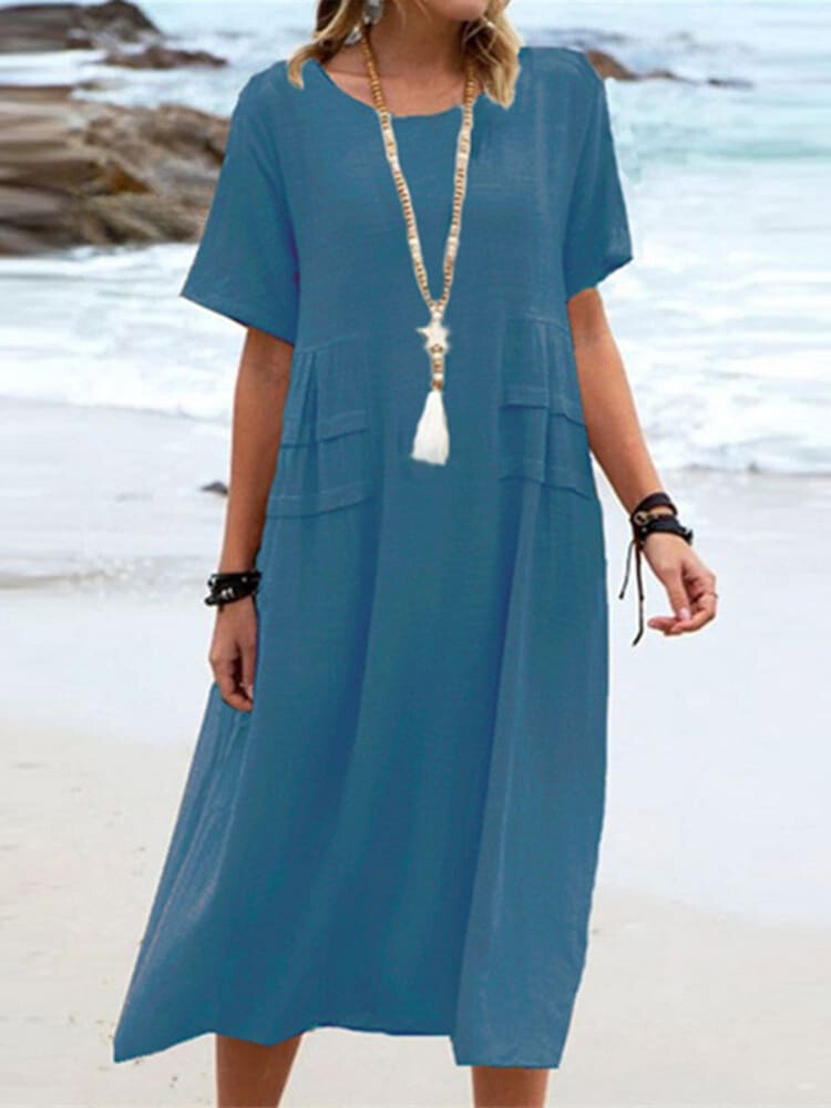 Relaxed Cotton Everyday Dress