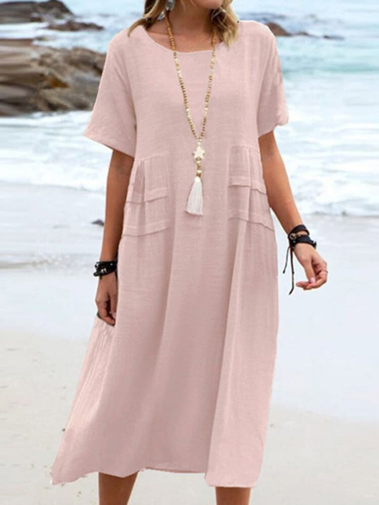 Relaxed Cotton Everyday Dress