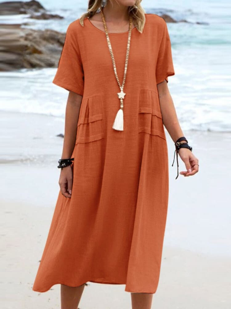 Relaxed Cotton Everyday Dress