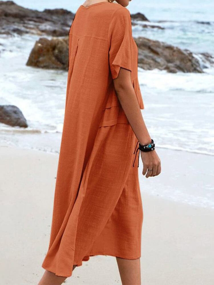 Relaxed Cotton Everyday Dress