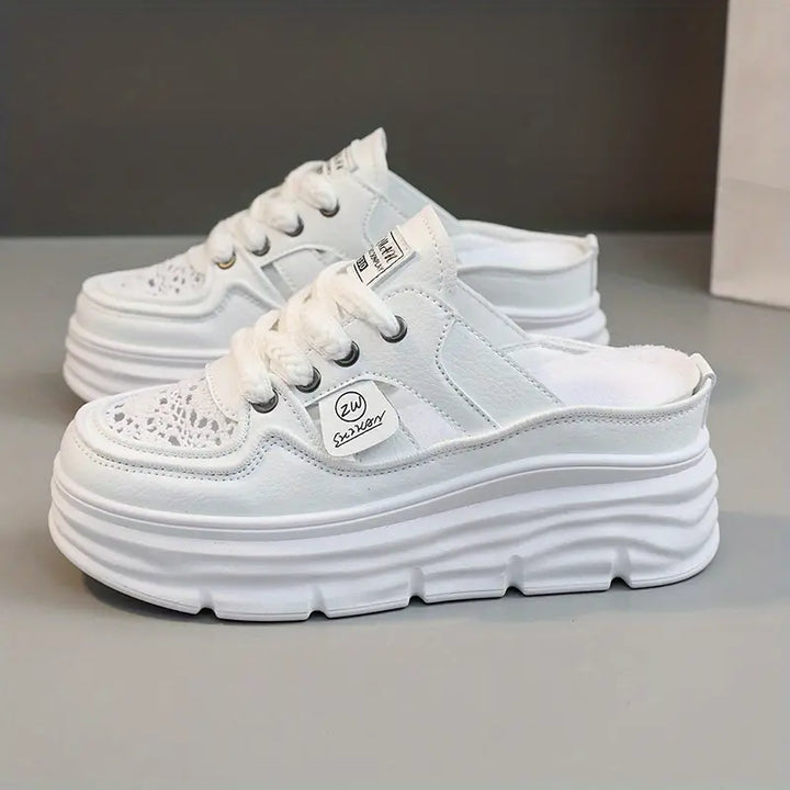 Airy Slip-On Platform Sneakers