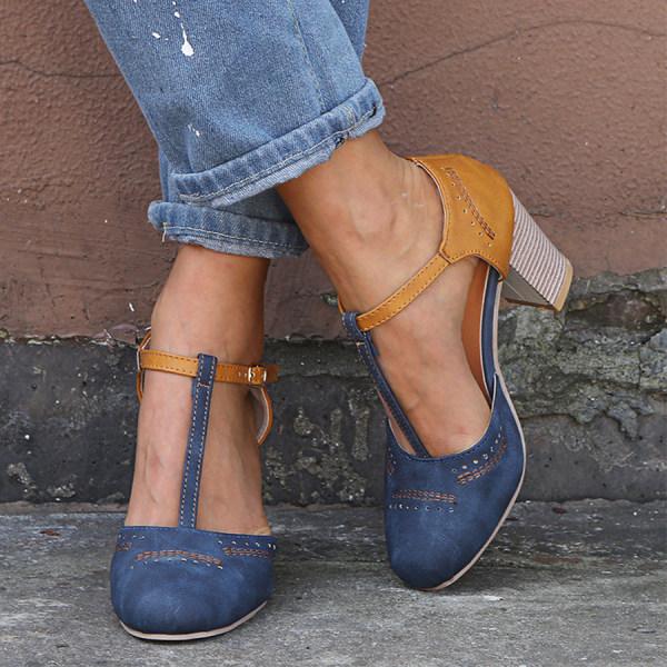Chic Retro Women's High Heels