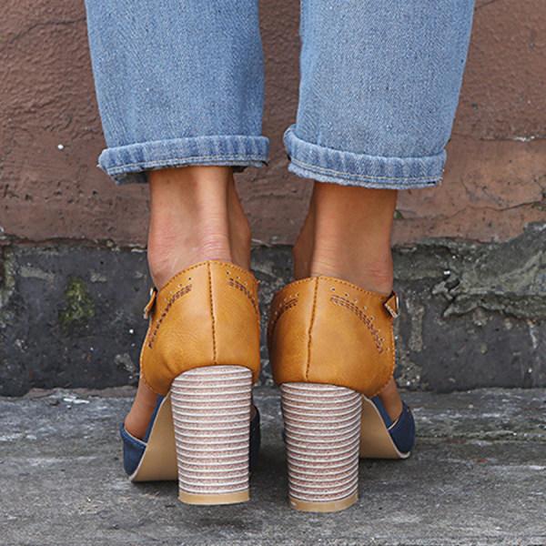 Chic Retro Women's High Heels