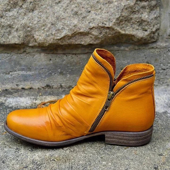 Women's Zippered Ankle Boots