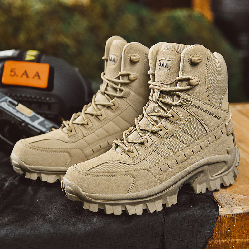 Stylish Military-Inspired Winter Boots