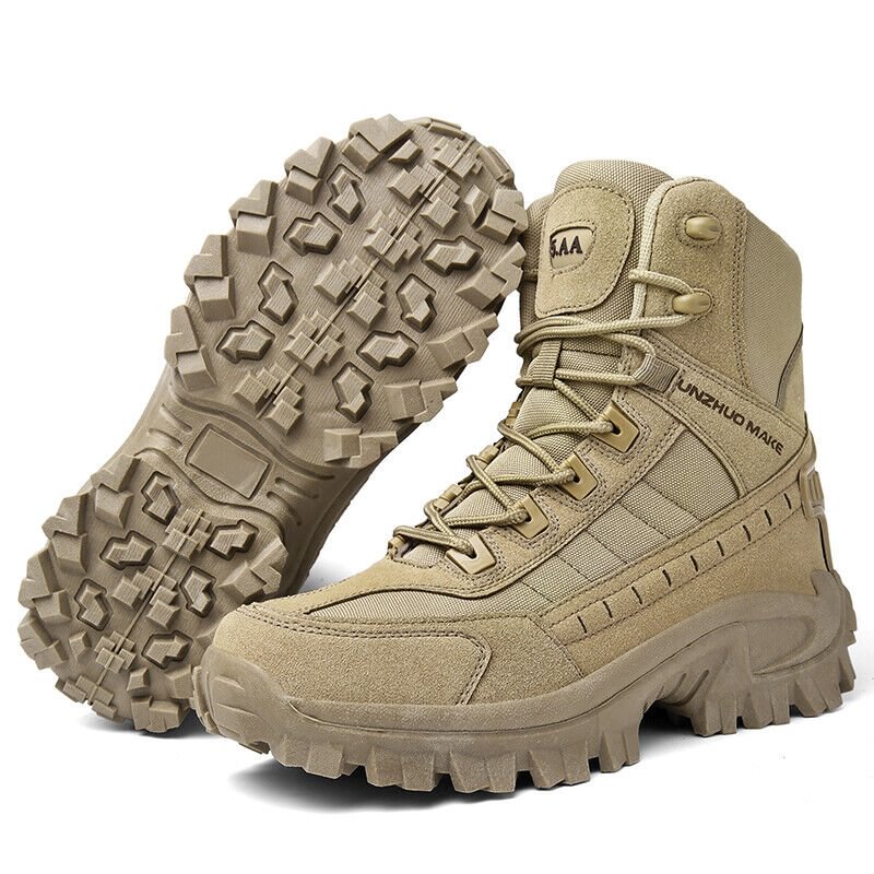 Stylish Military-Inspired Winter Boots